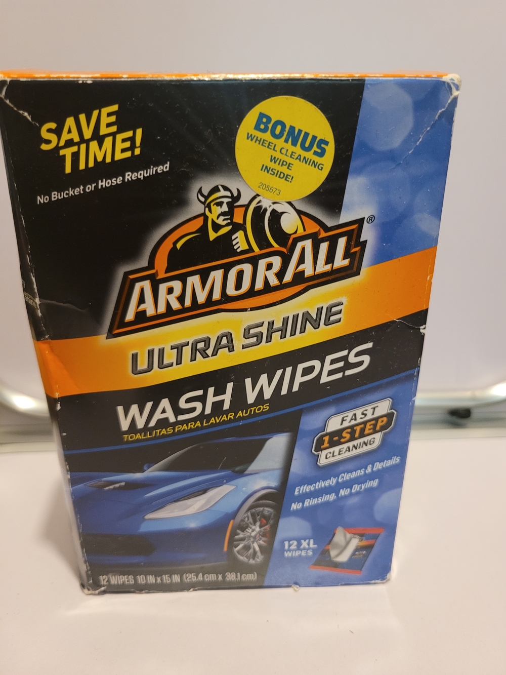 Armor All Ultra Shine Wash Wipes W/Bonus Wheel Cleaning Wipes